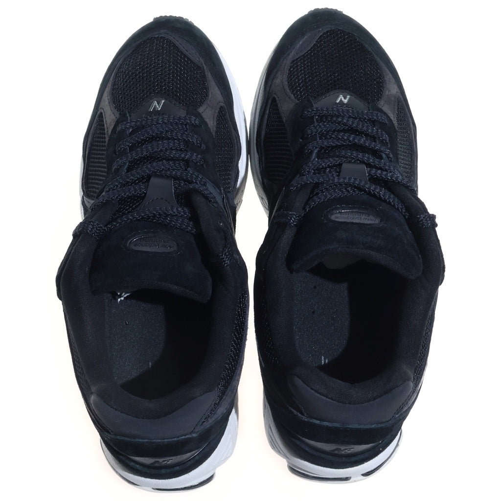 New Balance(ニューバランス) スウェード ローカットスニーカー ブラック US10.5/28.5cm M2002RBK