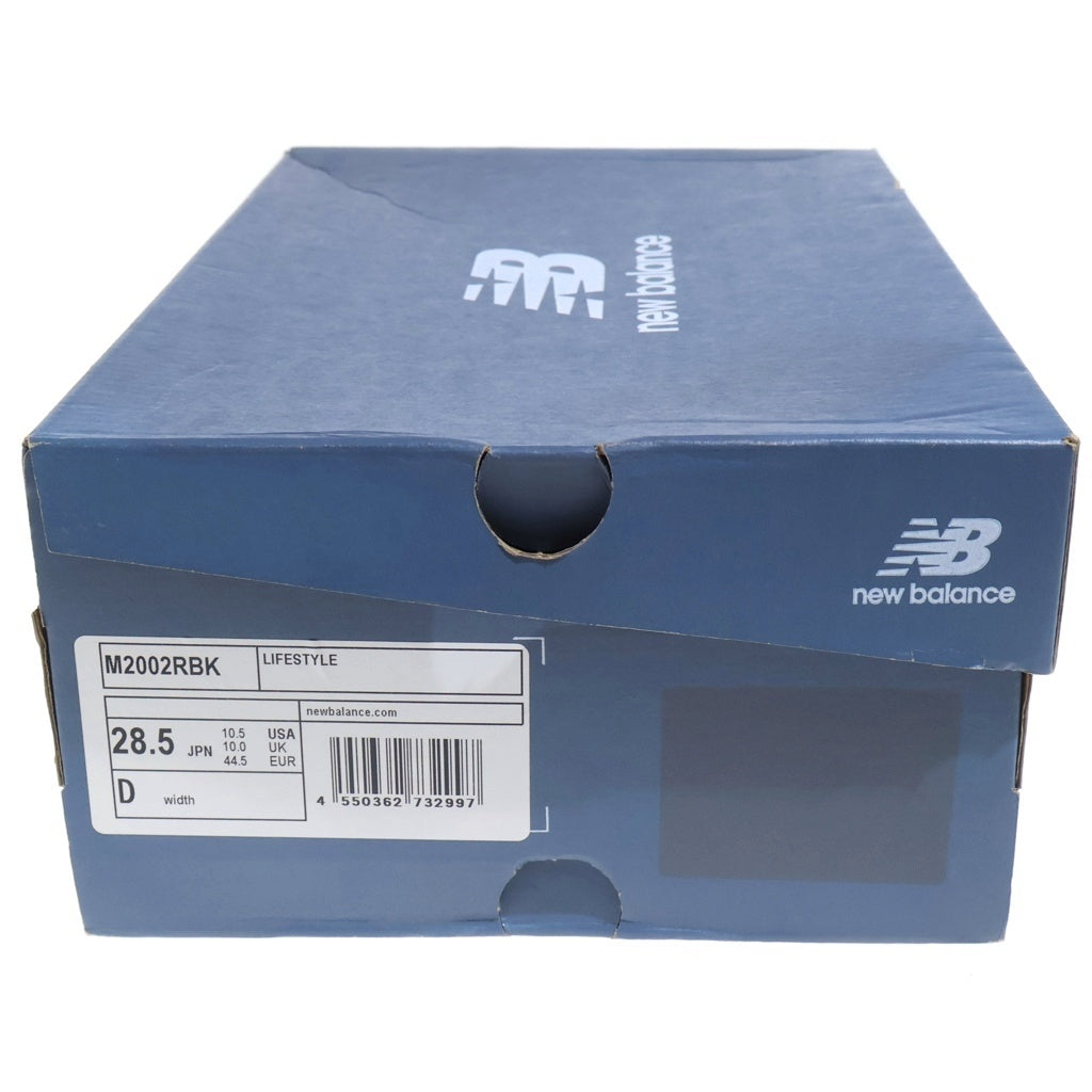 New Balance(ニューバランス) スウェード ローカットスニーカー ブラック US10.5/28.5cm M2002RBK
