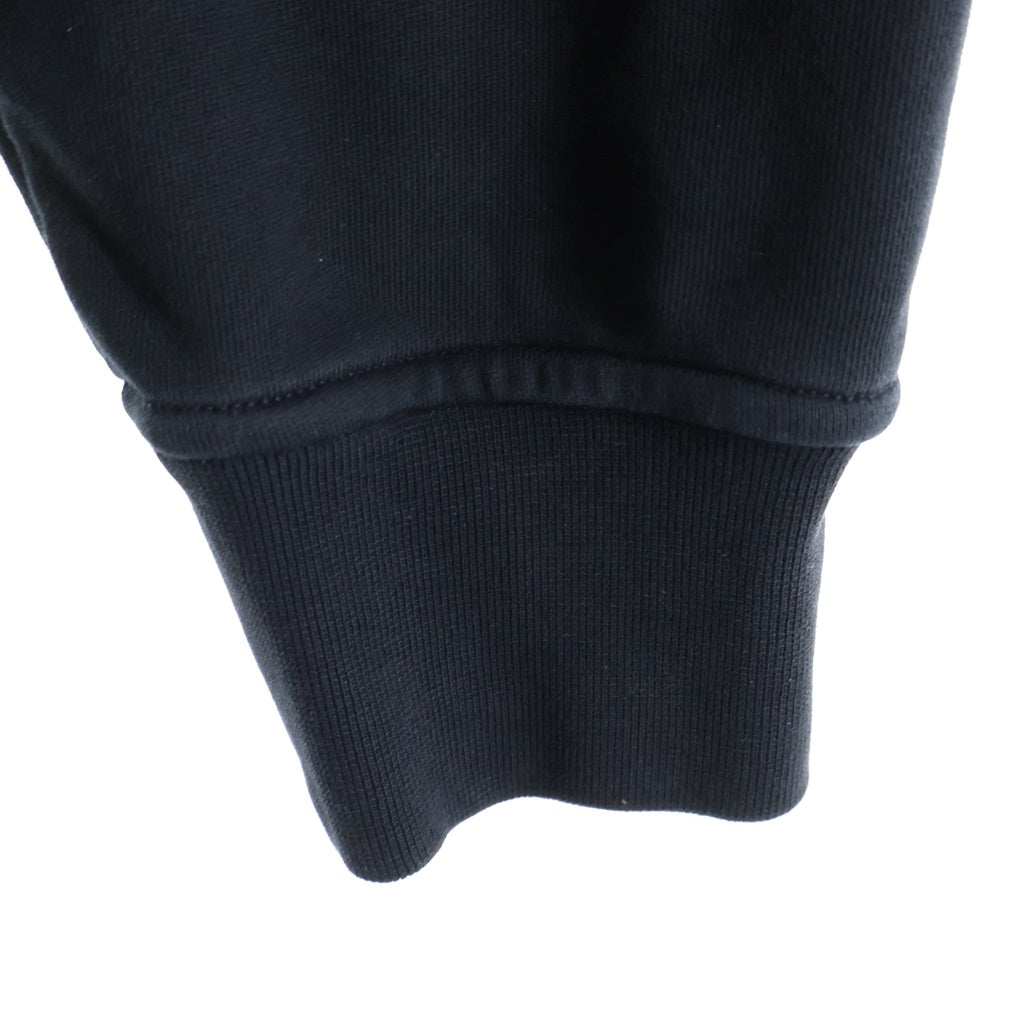 STONE ISLAND(ストーンアイランド) ORGANIC COTTON FLEECE HOODIE SWEATER アームコンパスロゴワッペン プルオーバースウェットパーカー ブラック K2S15G100062 S0051