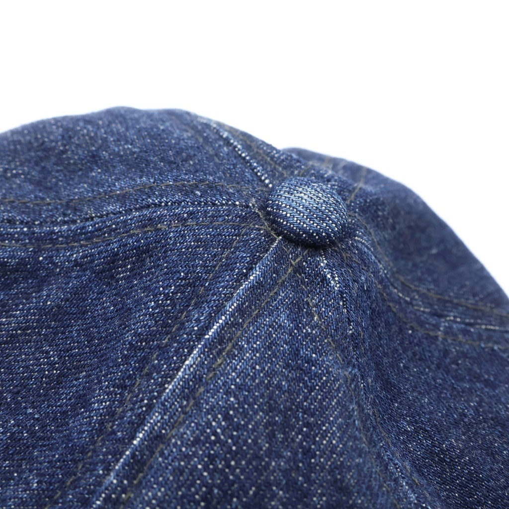 RRL(ダブルアールエル) DENIM TRUCKER CAP ロゴワッペンデニム トラッカーキャップ 帽子 インディゴ 782785604001