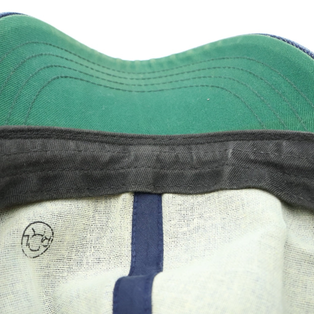 RRL(ダブルアールエル) DENIM TRUCKER CAP ロゴワッペンデニム トラッカーキャップ 帽子 インディゴ 782785604001