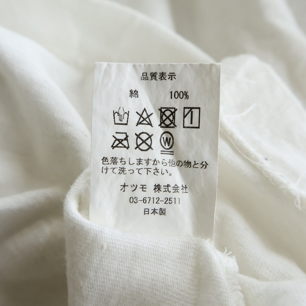 HUMAN MADE(ヒューマンメイド) 22AW RABBIT L/S T-SHIRT ラビットロゴプリント ロングスリーブ 長袖Tシャツ カットソー ホワイト