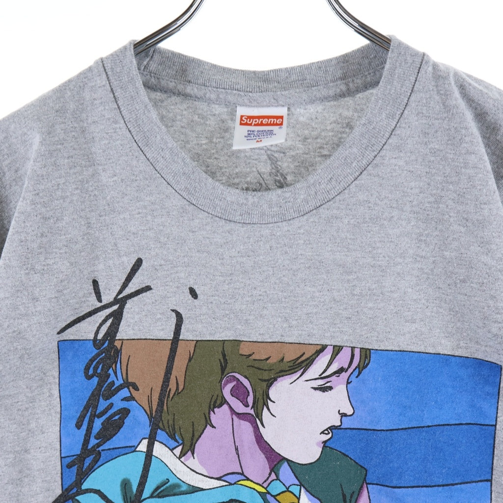 SUPREME(シュプリーム) 15AW × 前田俊夫 Over Friend Tee オーバーフレンド フロントプリント半袖Tシャツ カットソー グレー