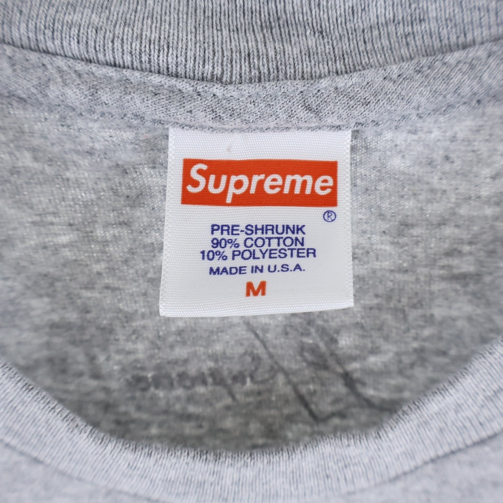 SUPREME(シュプリーム) 15AW × 前田俊夫 Over Friend Tee オーバーフレンド フロントプリント半袖Tシャツ カットソー グレー