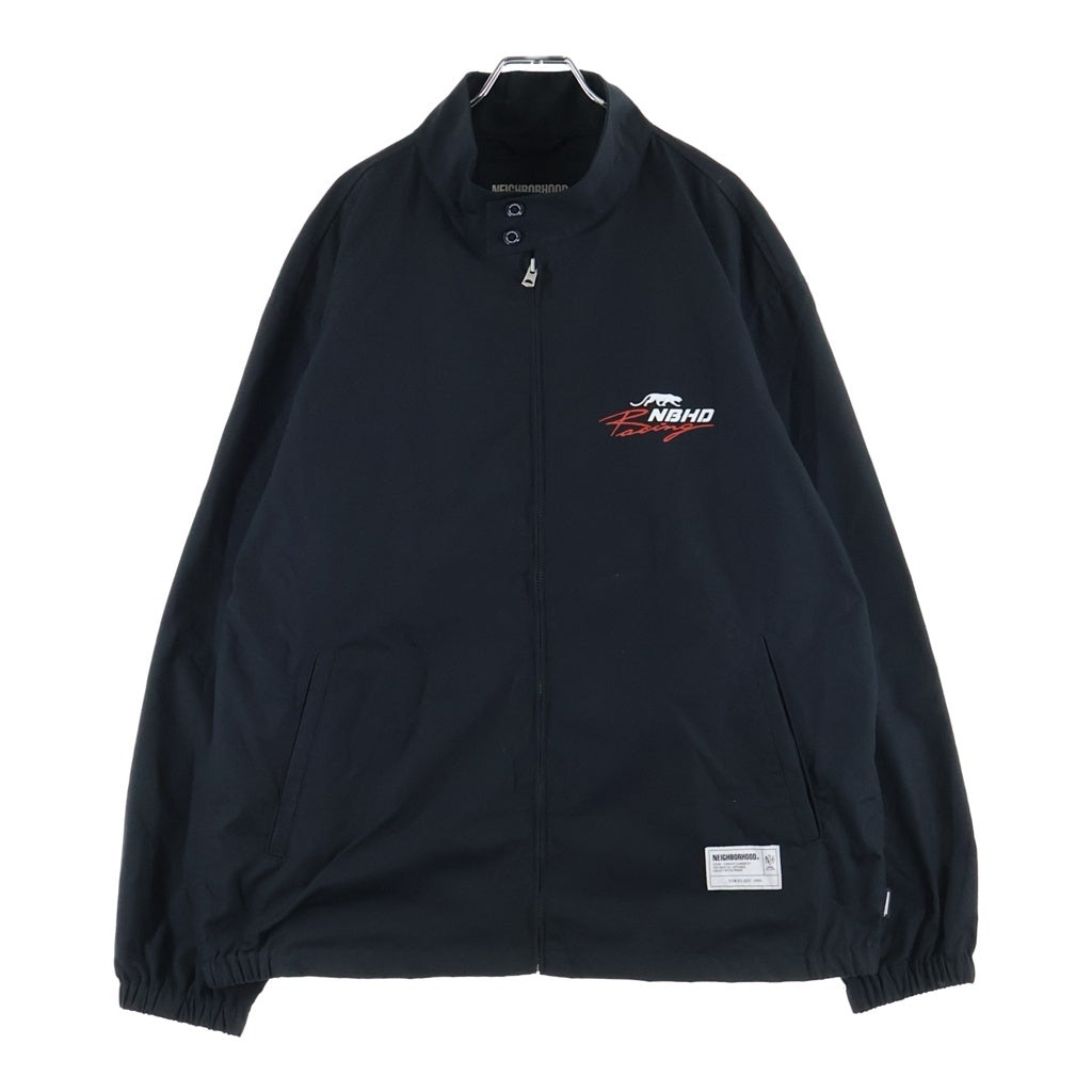NEIGHBORHOOD(ネイバーフッド) 26SS Zip Up RACING JACKET 261TSNHーJKM10 ジップアップ レーシングジャケット ブラック