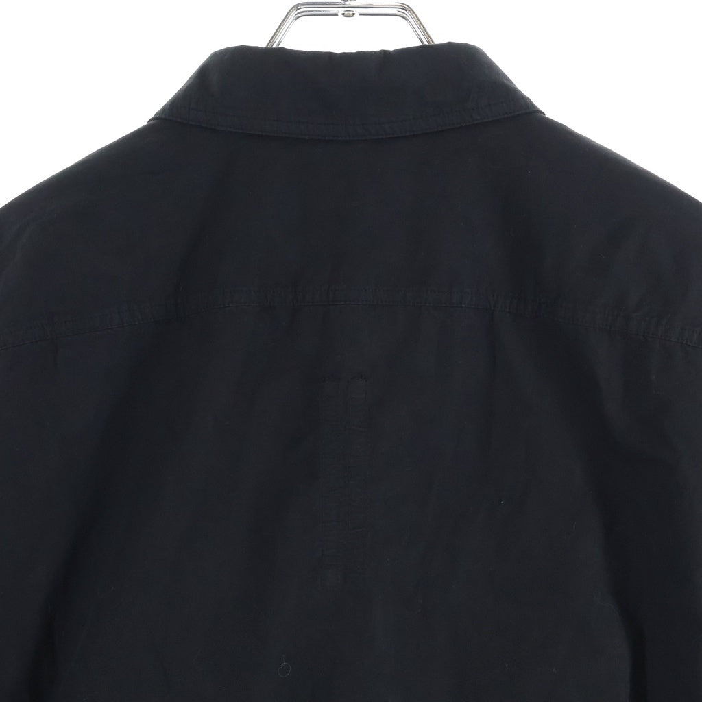DRKSHDW(ダークシャドウ) Cape Sleeve Cropped Outer Shirt DS01D1702-P ケープスリーブクロップドアウターシャツ ブラック