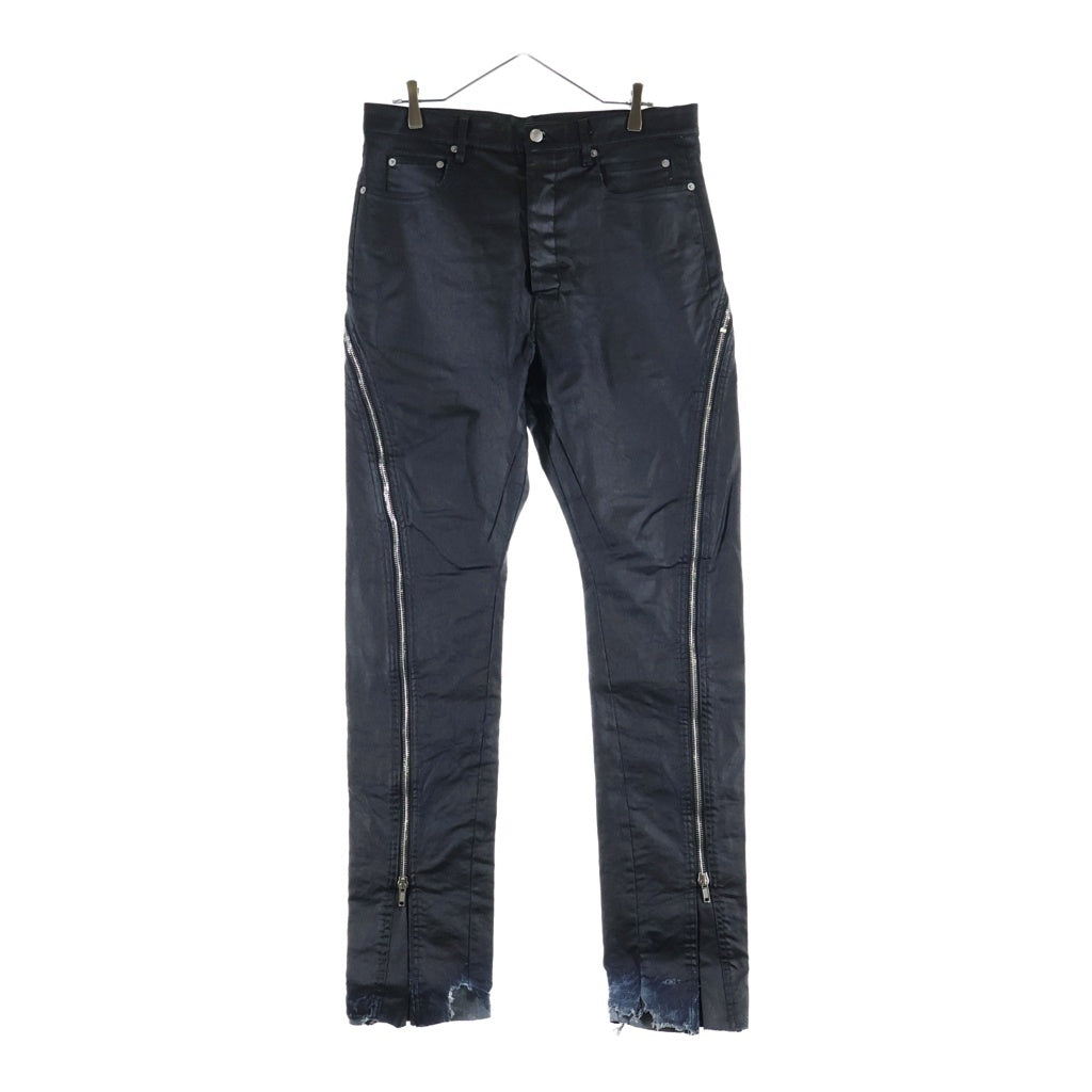 Rick Owens(リックオウエンス) Bolan Banana Jeans RU01D3343-SCT ボラン バナナジーンズ コーティング ブーツカット パンツ ブラック