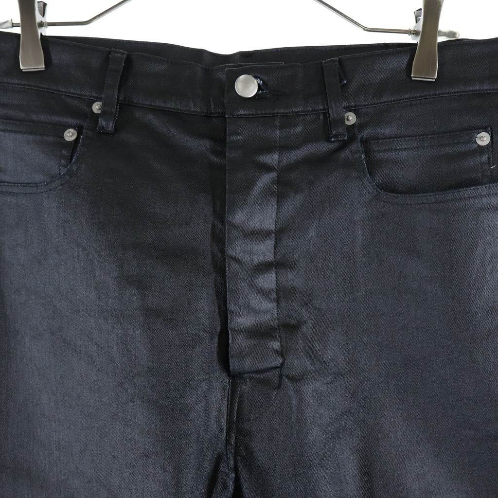Rick Owens(リックオウエンス) Bolan Banana Jeans RU01D3343-SCT ボラン バナナジーンズ コーティング ブーツカット パンツ ブラック