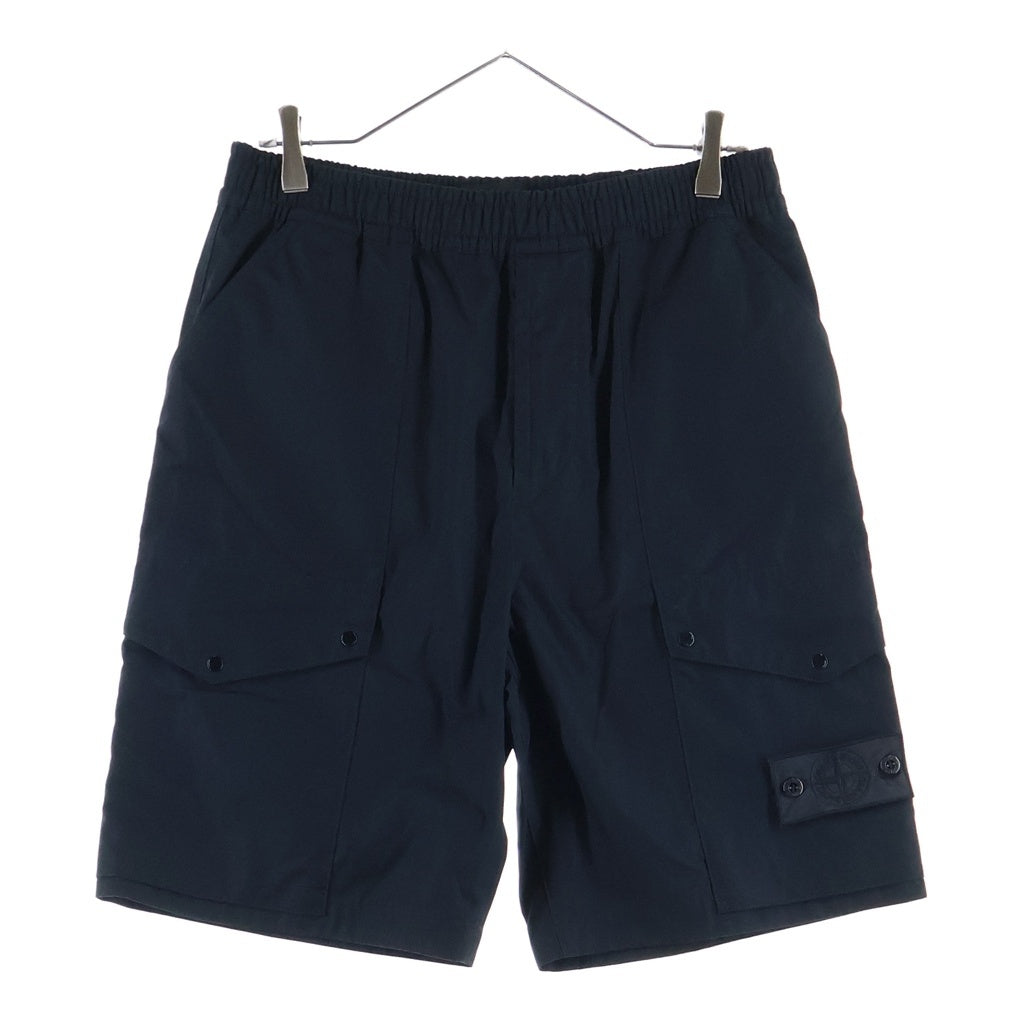 STONE ISLAND(ストーンアイランド) GHOST PIECE ゴーストピース オールウェザーコットンキャンバス カーゴショーツ ブラック ショートパンツ L1S15L100004 S0F01