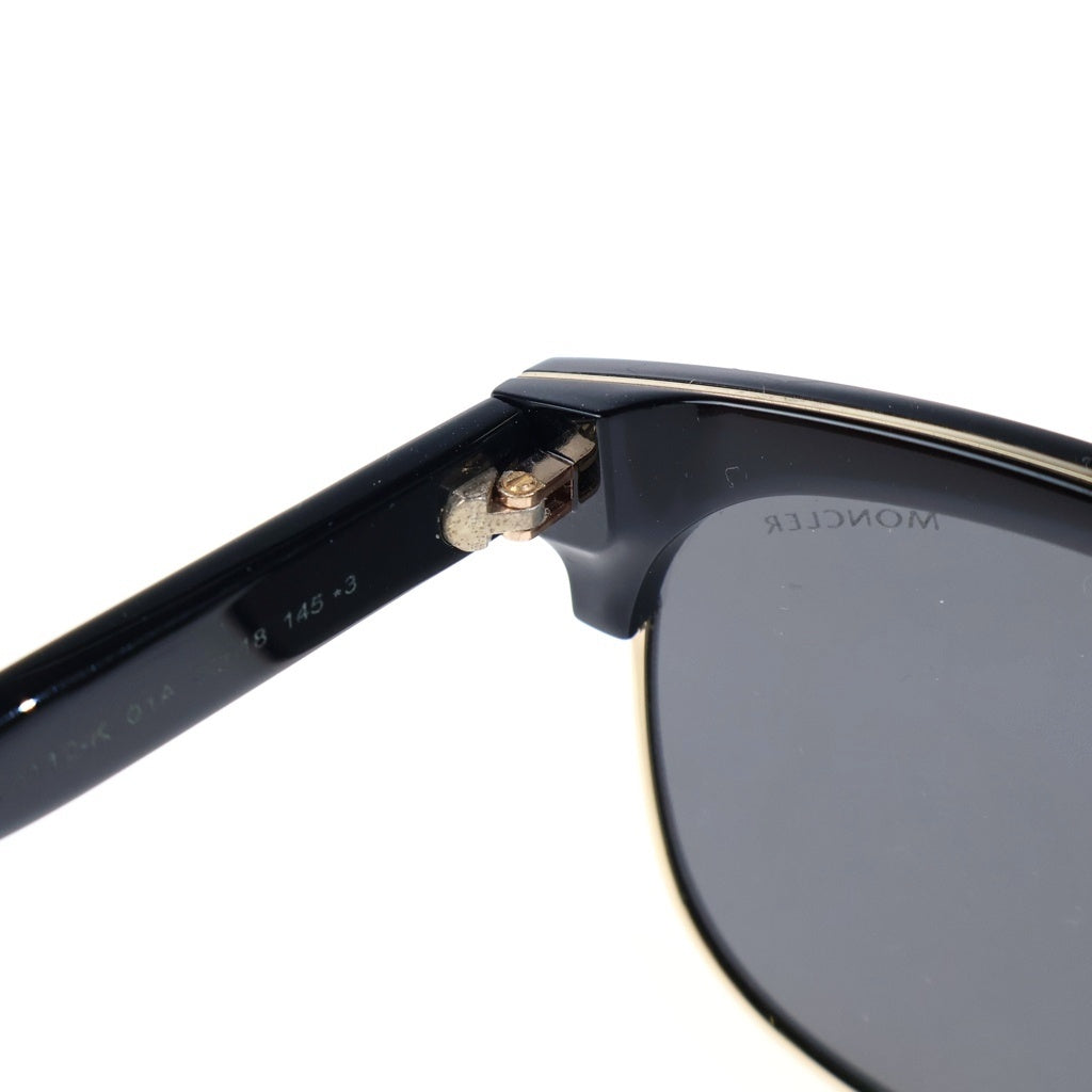 MONCLER(モンクレール) ラウンドフレーム サングラス アイウェア 眼鏡 ブラック ML0112-K