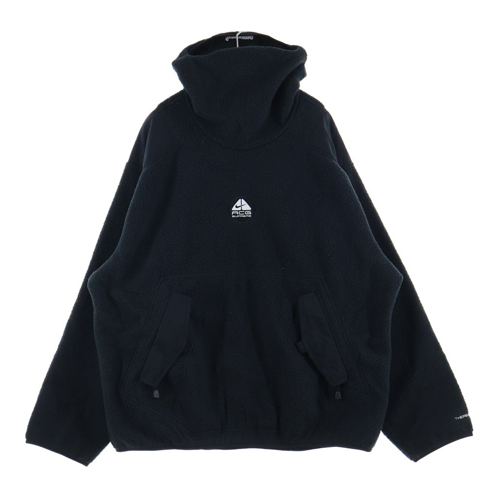 SUPREME(シュプリーム) 22AW NIKE Fleece Pullover DN3254-010 × ナイキ ACG フリースプルオーバー パーカー ブラック