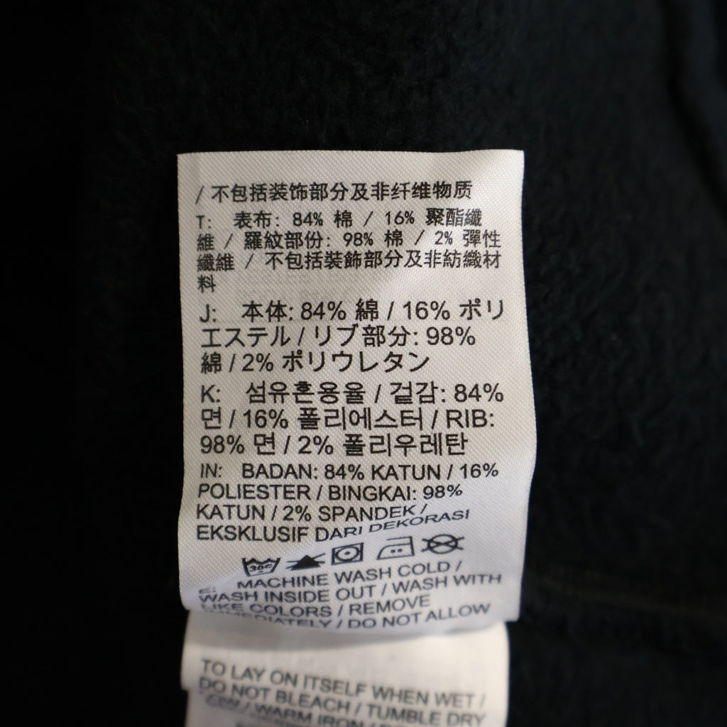 OFF-WHITE(オフホワイト) NIKE FLEECEC HOODIE × ナイキ フリース フーディ スウェットプルオーバーパーカー ネイビー DN1760-010