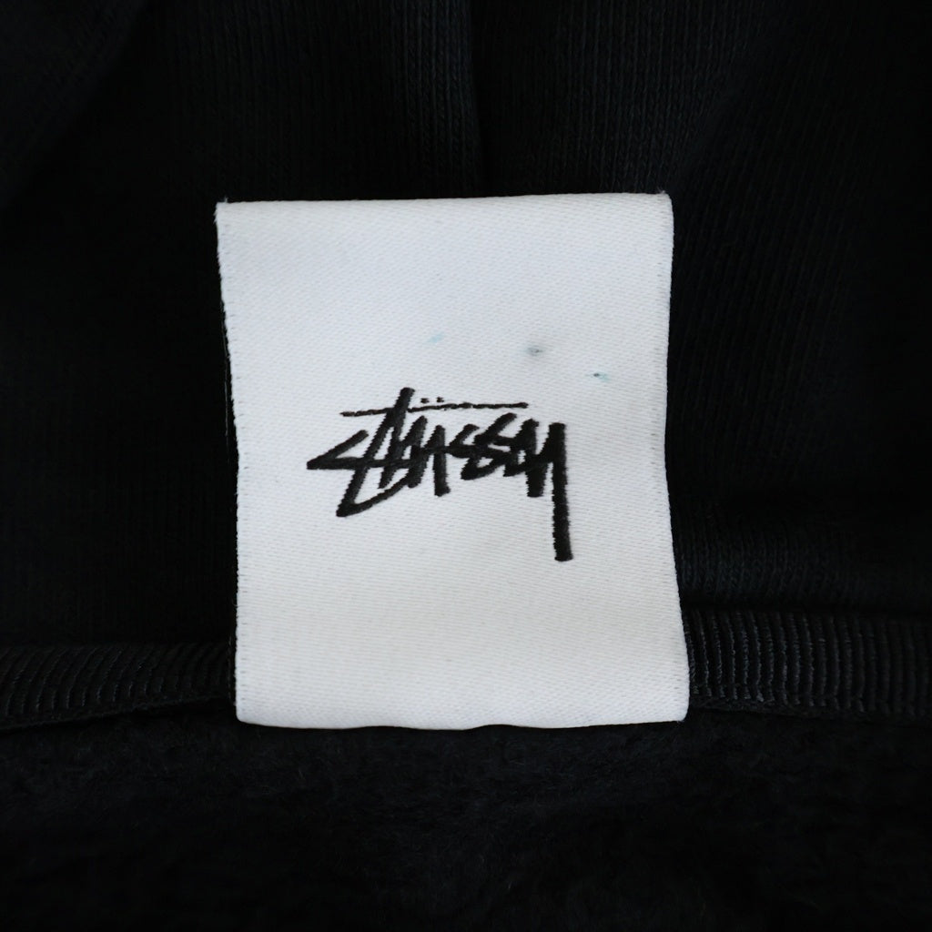 NIKE(ナイキ) STUSSY STONE WASHED FLEECE ZIP HOODIE FJ9175-010 × ストゥーシー ストーン ウォッシュド フリース ジップフーディーパーカー ブラック