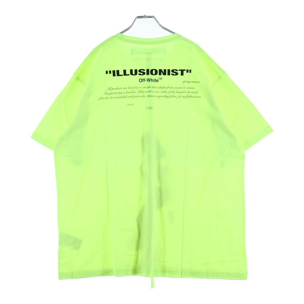 OFF-WHITE(オフホワイト) 19SS ILUSIONIST MichaelJackson Print Tee OMAA038S19185002 イリュージョニスト マイケルジャクソン プリント半袖Tシャツ カットソー イエロー
