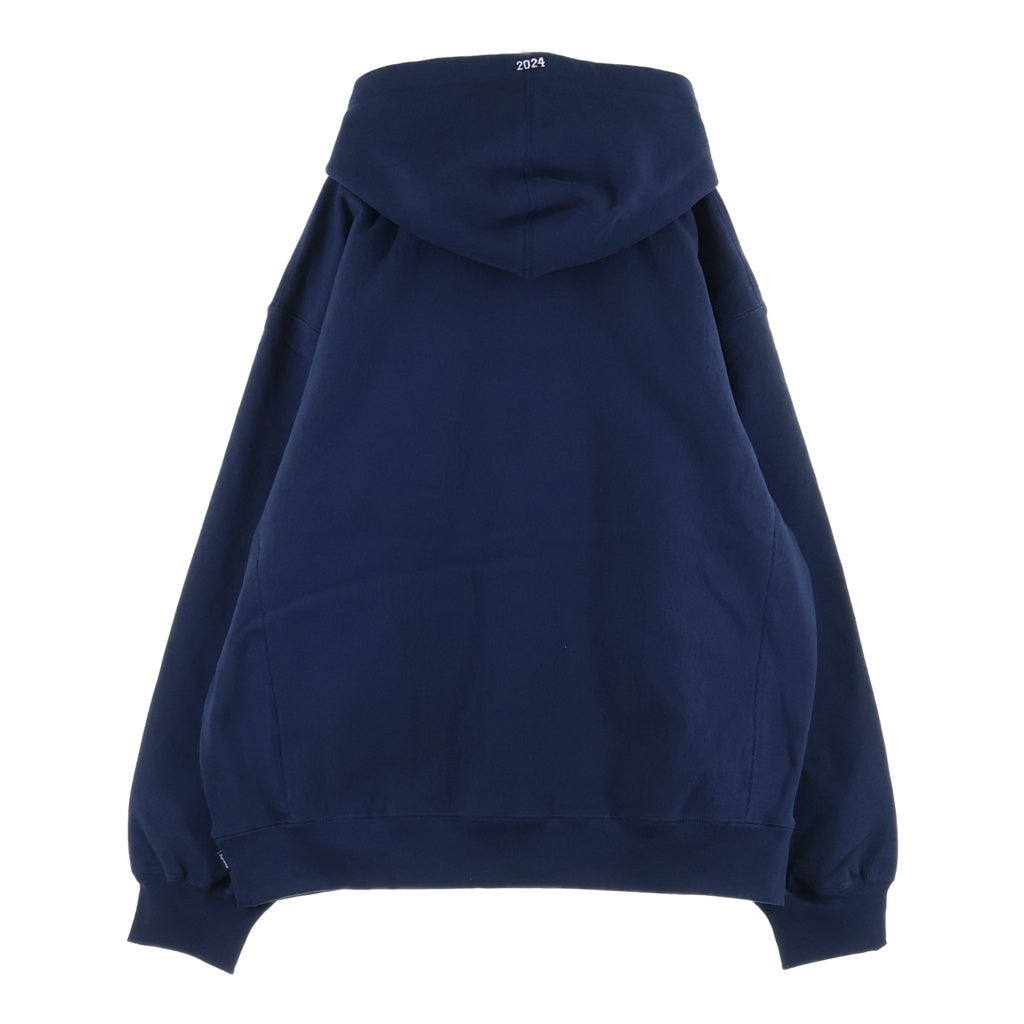 SUPREME(シュプリーム) 24AW Box Logo Hooded SweatShirt ボックスロゴ プルオーバー パーカー ネイビー