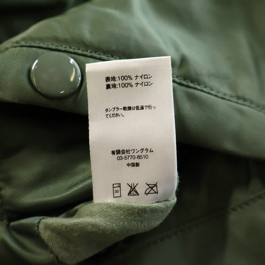 SUPREME(シュプリーム) 16AW ×undercover reversible MA-1 アンダーカバー ロゴプリント リバーシブル ブルゾンジャケット カーキ/オレンジ