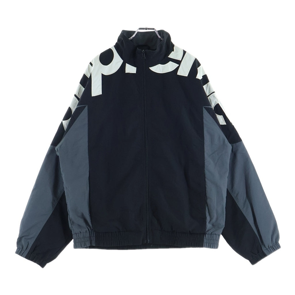 SUPREME(シュプリーム) 19AW Shoulder Track Jacket ショルダーロゴ トラックジャケット ブラック/グレー
