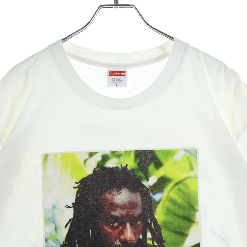 SUPREME(シュプリーム) 19SS Buju Banton Tee ブジュ バントン フォトプリント クルーネック半袖Tシャツ カットソー ホワイト
