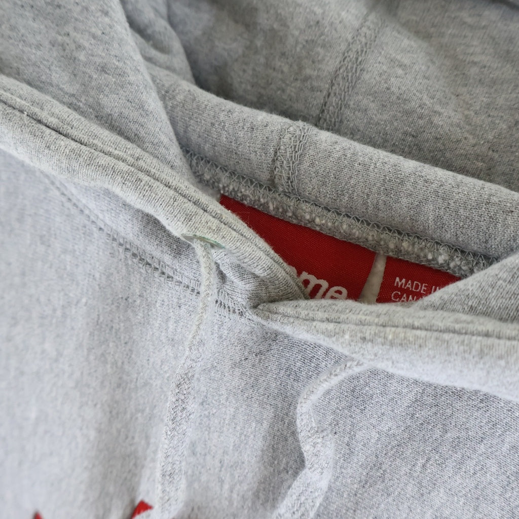 SUPREME(シュプリーム) 20AW Cross Box Logo Hooded Sweatshirt クロスボックスロゴ プルオーバースウェットパーカー フーディー グレー