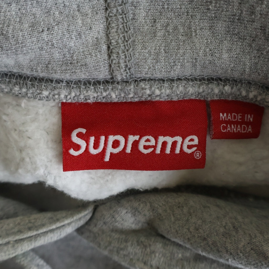 SUPREME(シュプリーム) 20AW Cross Box Logo Hooded Sweatshirt クロスボックスロゴ プルオーバースウェットパーカー フーディー グレー