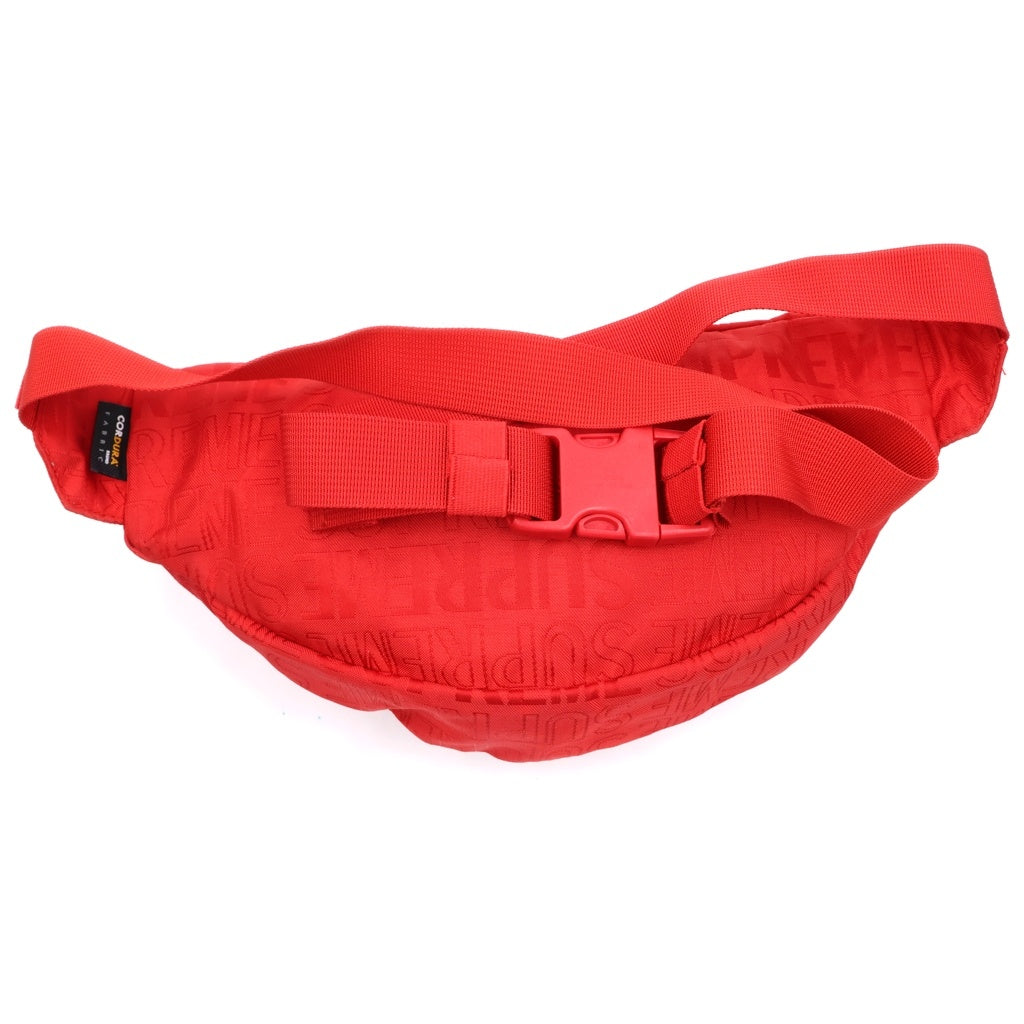 SUPREME(シュプリーム) 19SS Waist Bag ボックスロゴ ロゴ総柄 ウエストバッグ ショルダーバッグ レッド レディース