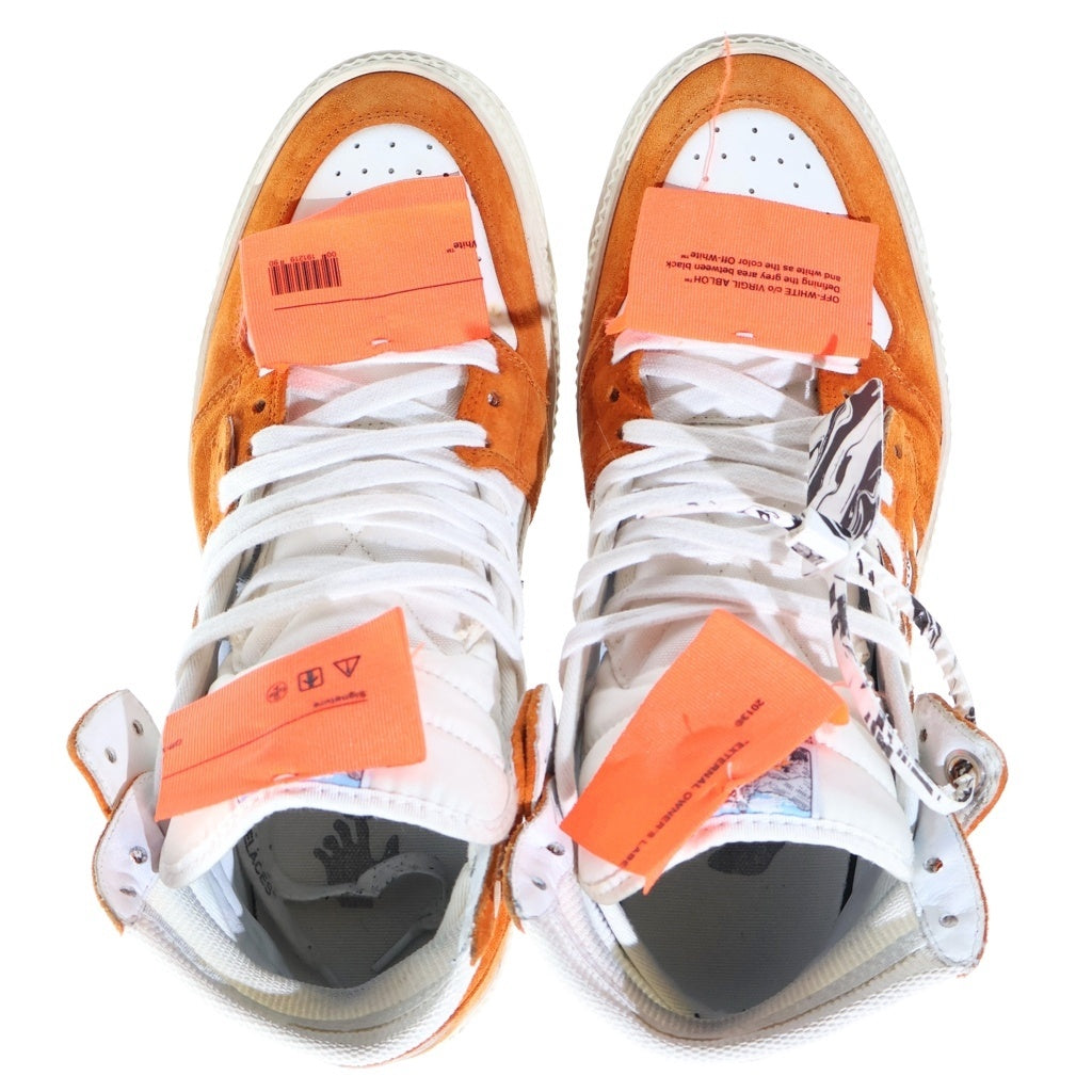 OFF-WHITE(オフホワイト) Off-Court 3.0 High OMIA065F21LEA0032010 オフコート ハイカットスニーカー シューズ ホワイト/オレンジ