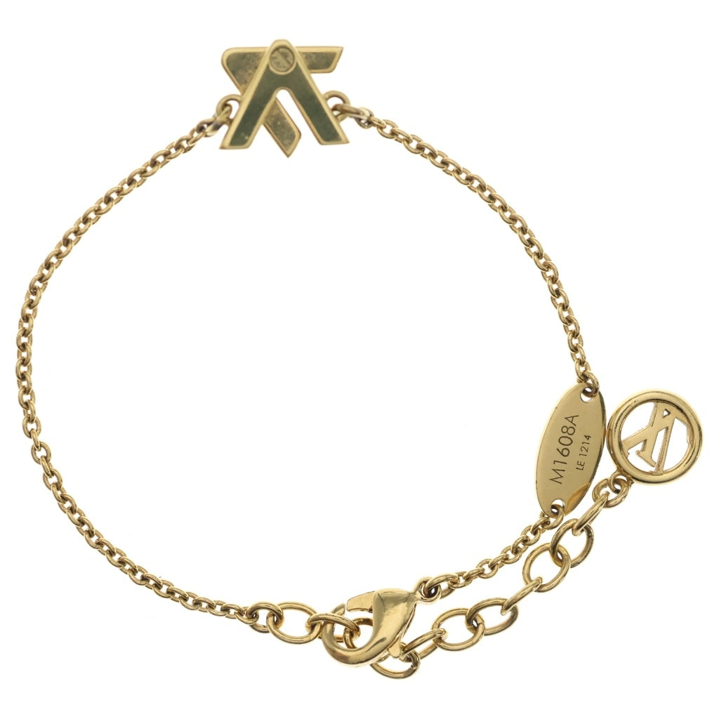 LOUIS VUITTON(ルイヴィトン) Bracelet GO-14 LV ロゴ ブレスレット ゴールド M1608A レディース