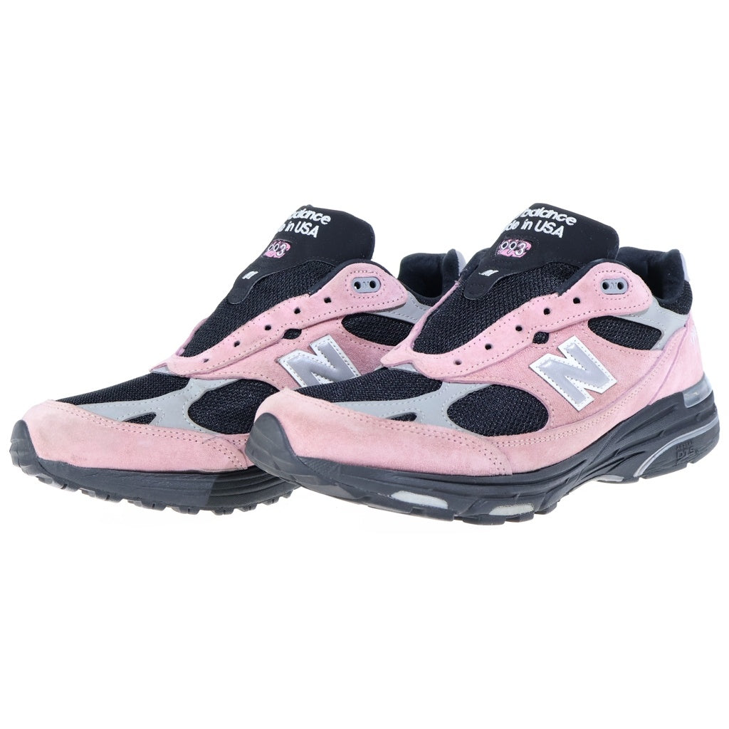 New Balance(ニューバランス) メッシュ スウェード ローカットスニーカー ピンク US9.5/27.5cm U993PB