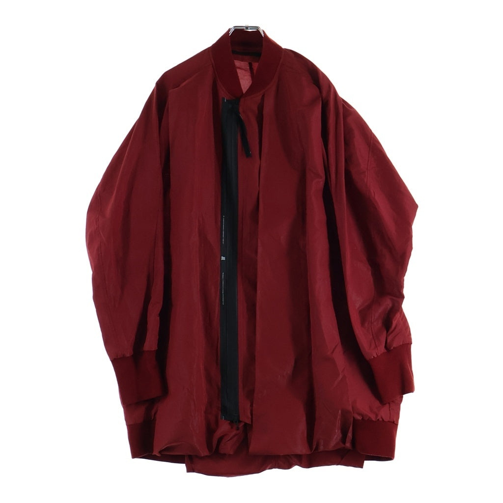 NILoS(ニルズ) 19AW OVERTUCK WIND BREAKER JACKET オーバータック ワイド ウィンドブレーカー ジャケット レッド 680BLM1