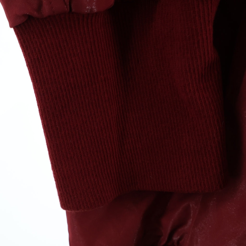 NILoS(ニルズ) 19AW OVERTUCK WIND BREAKER JACKET オーバータック ワイド ウィンドブレーカー ジャケット レッド 680BLM1