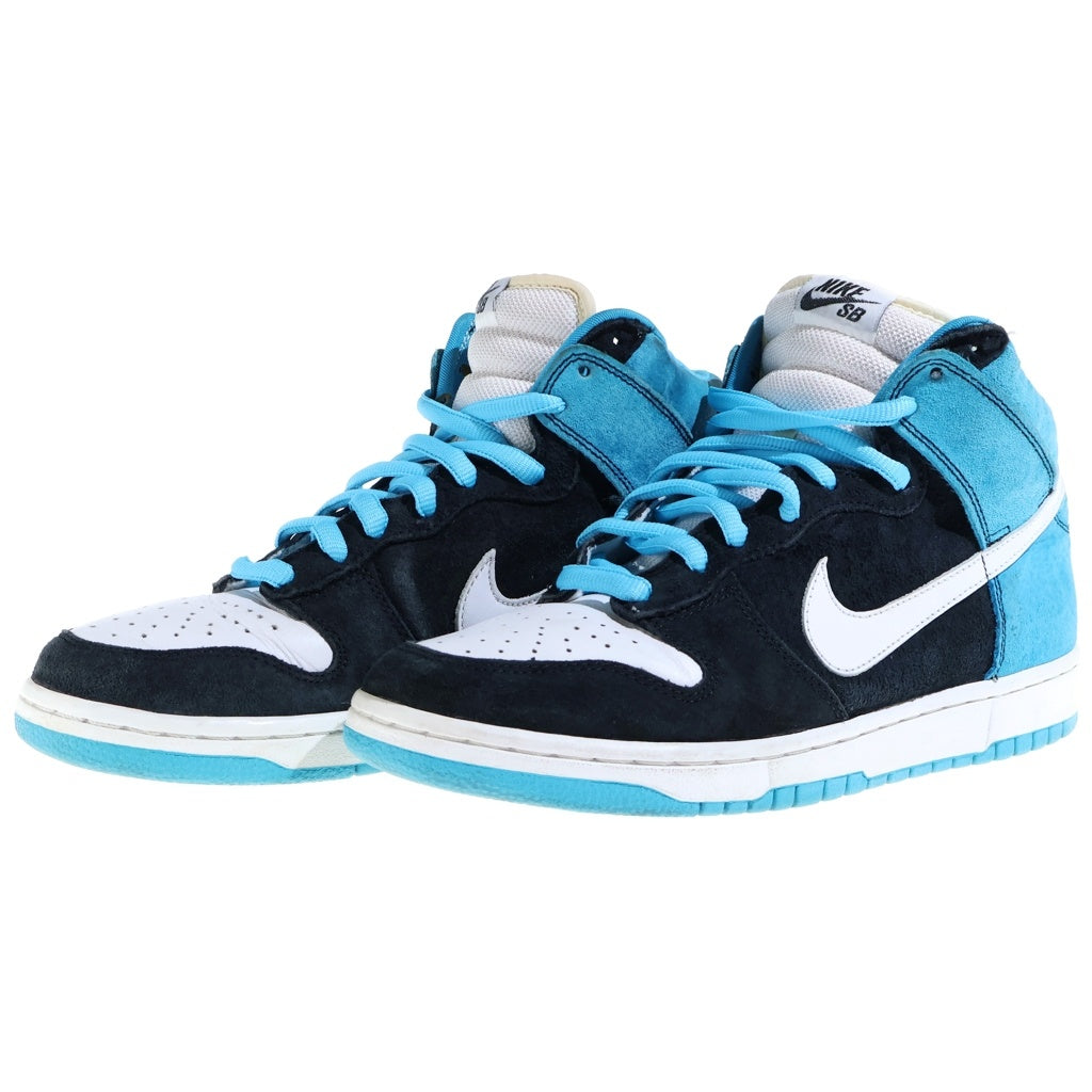 NIKE SB(ナイキエスビー) 【観賞用 2006年製】DUNK HIGH Send Help ダンク センド ヘルプ ハイカットスニーカー ライトブルー/ホワイト US9/27.0cm 305050-014