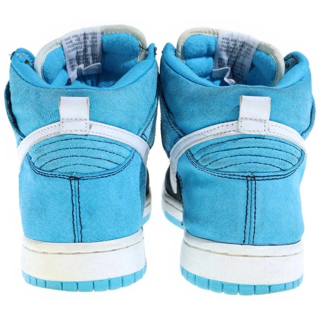 NIKE SB(ナイキエスビー) 【観賞用 2006年製】DUNK HIGH Send Help ダンク センド ヘルプ ハイカットスニーカー ライトブルー/ホワイト US9/27.0cm 305050-014