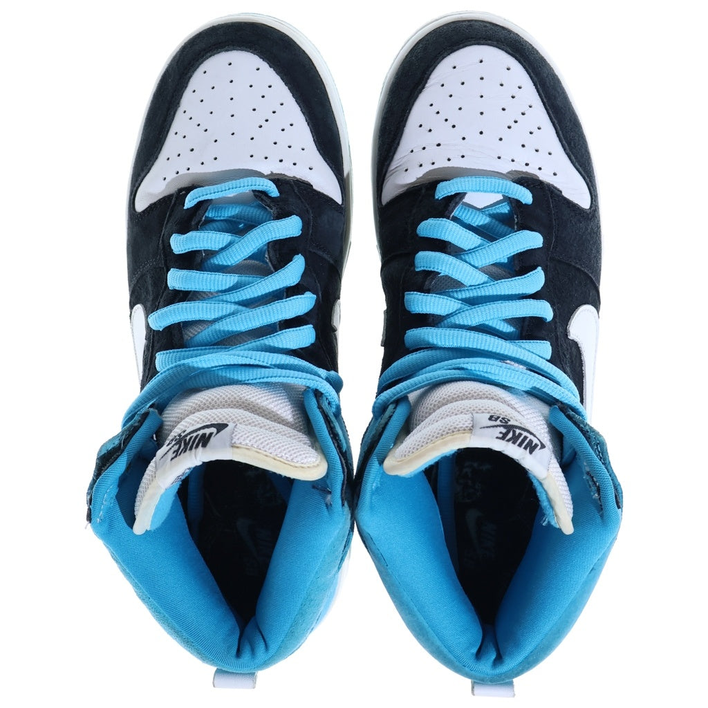 NIKE SB(ナイキエスビー) 【観賞用 2006年製】DUNK HIGH Send Help ダンク センド ヘルプ ハイカットスニーカー ライトブルー/ホワイト US9/27.0cm 305050-014