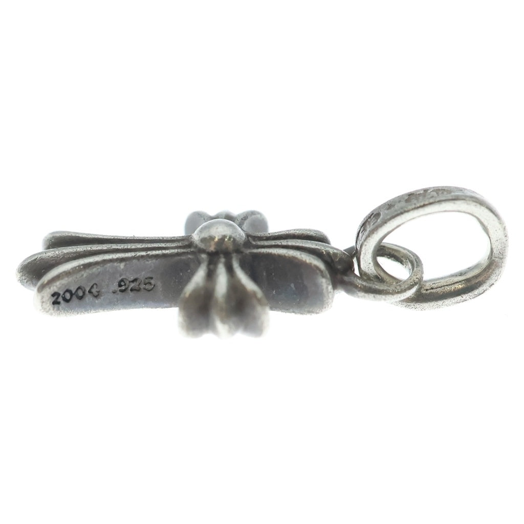 CHROME HEARTS(クロムハーツ) CRS BBYFAT P SAP ベイビーファットクロス PAVEサファイア ペンダントトップ シルバー BCA236