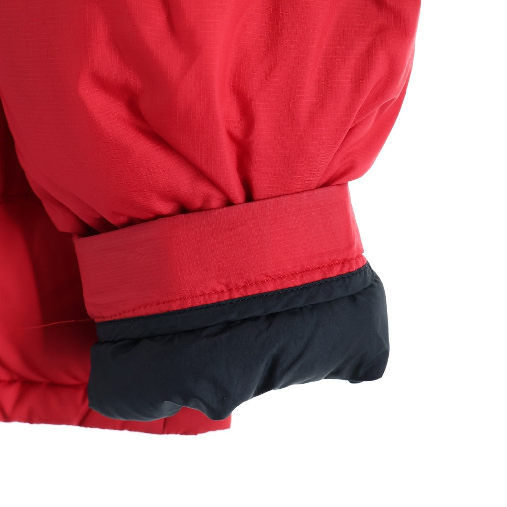 THE NORTH FACE(ザノースフェイス) NUPTSE JACKET ヌプシ ロゴ刺繍 ジップアップ ダウンジャケット レッド ND91841