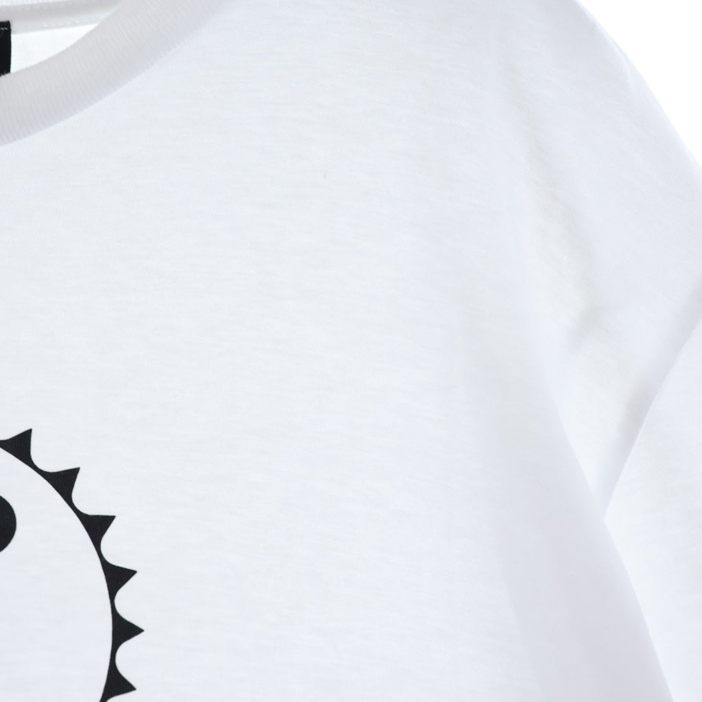 STELLA McCARTNEY(ステラマッカートニー) ×Ron Herman ロンハーマン別注 サンダーロゴプリント クルーネック半袖Tシャツ カットソー ホワイト 20213UX1005