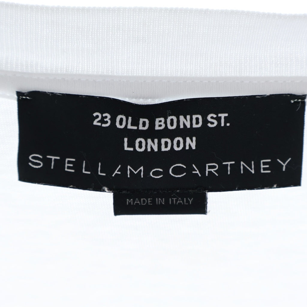 STELLA McCARTNEY(ステラマッカートニー) ×Ron Herman ロンハーマン別注 サンダーロゴプリント クルーネック半袖Tシャツ カットソー ホワイト 20213UX1005