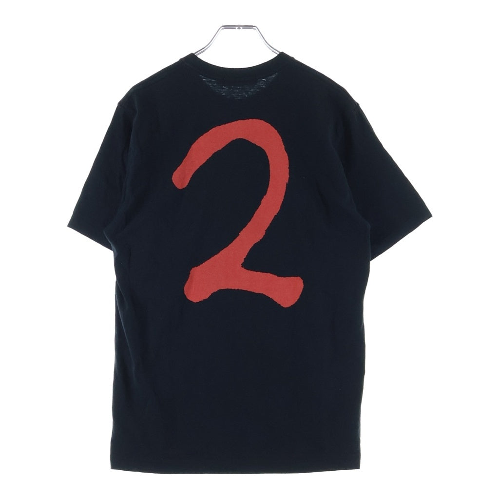 UNDERCOVER(アンダーカバー) 07SS PURPUL期 U!2 TEE 両面プリント クルーネック半袖Tシャツ カットソー ブラック/レッド
