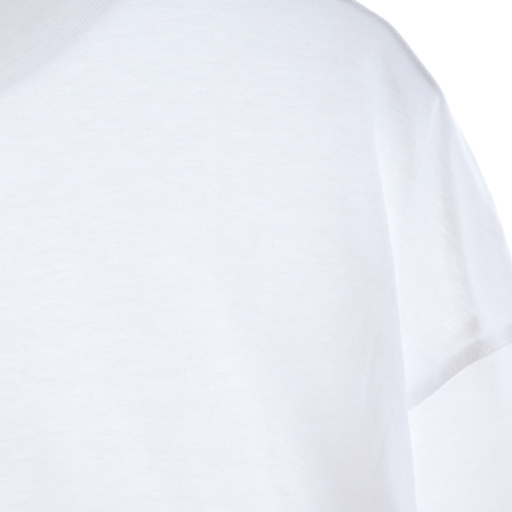 MARNI(マルニ) 23SS フロントミニロゴ クルーネック半袖Tシャツ カットソー ホワイト HUMU0223P1 USCS87