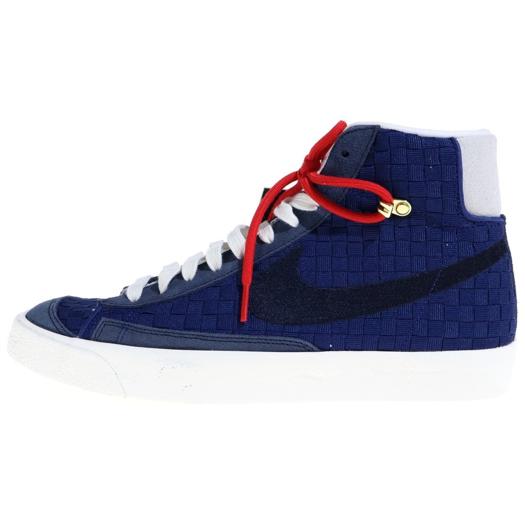 NIKE(ナイキ) BLAZER MID 77 SASHIKO ブレーザー 刺し子 ミッドカットスニーカー ネイビー US9/27cm DD5486-492