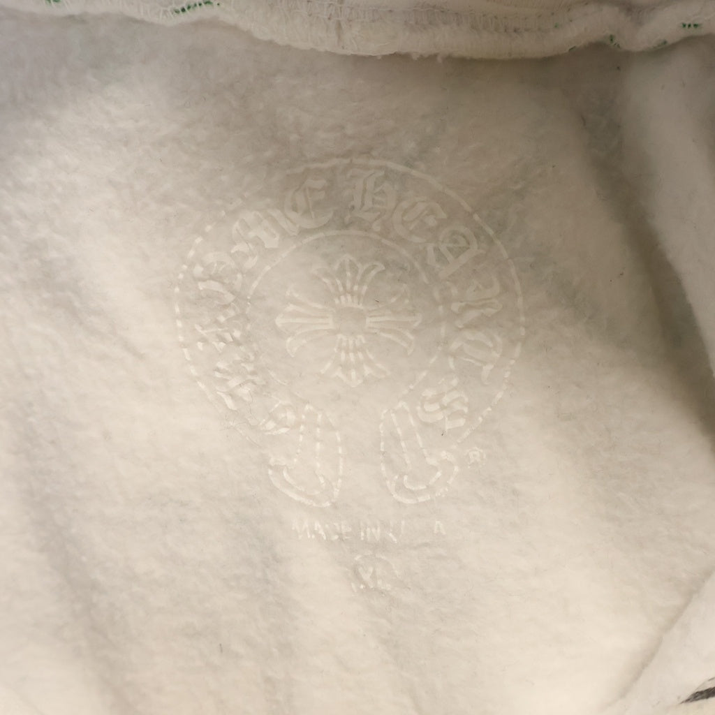 CHROME HEARTS(クロムハーツ) STENCIL HOODIE ステンシル フーディー 総柄 プリント プルオーバーパーカー ホワイト