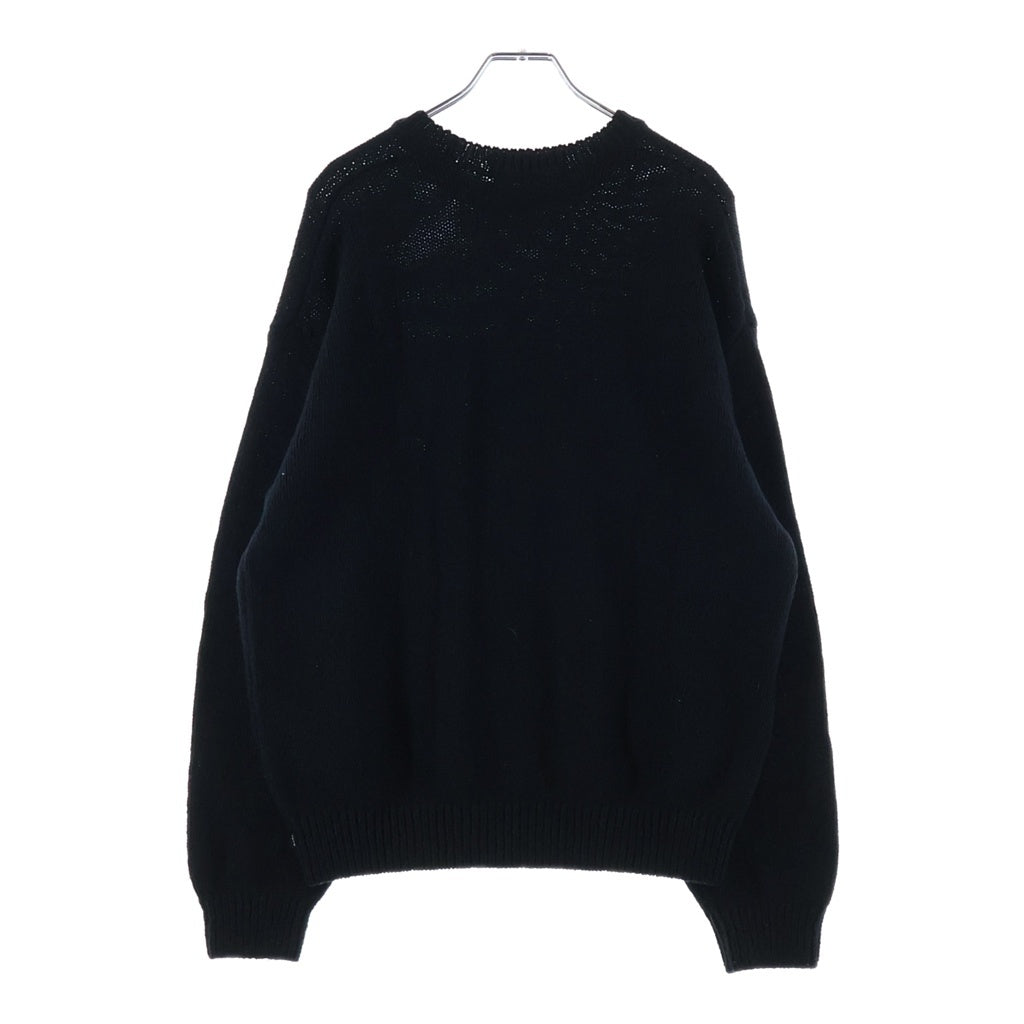 SUPREME(シュプリーム) 25SS Contrast Logo Sweater コントラストロゴ プルオーバーニット セーター ブラック