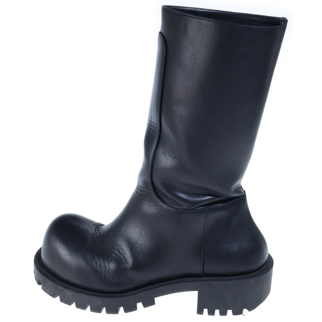 BALENCIAGA(バレンシアガ) HUMMER LEATHER BOOTS ハマー レザーロングブーツ シューズ ブラック 712810