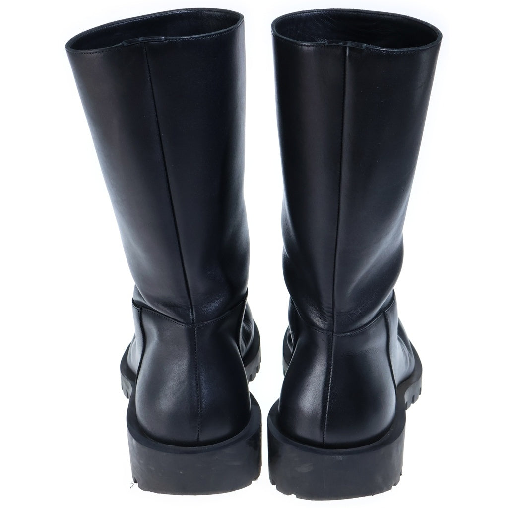 BALENCIAGA(バレンシアガ) HUMMER LEATHER BOOTS ハマー レザーロングブーツ シューズ ブラック 712810