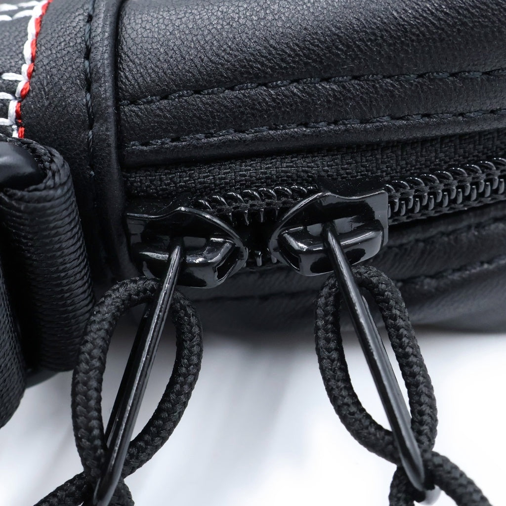 SUPREME(シュプリーム) 26SS Guns Embroidered Leather Shoulder Bag ガンズエンブロイダリー レザー ショルダーバッグ ブラック レディース