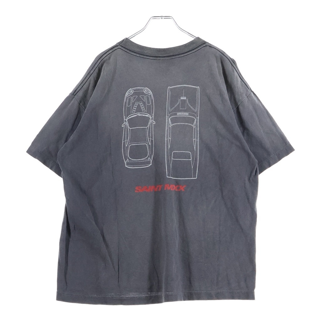 SAINT MICHAEL(セントマイケル) 26SS FAST FURIOUS ファスト アンド フュリアス 半袖Tシャツ カットソー グレー SM-MK8-0000-C06