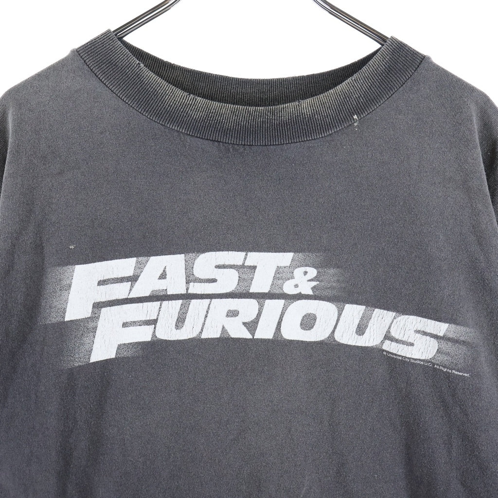 SAINT MICHAEL(セントマイケル) 26SS FAST FURIOUS ファスト アンド フュリアス 半袖Tシャツ カットソー グレー SM-MK8-0000-C06