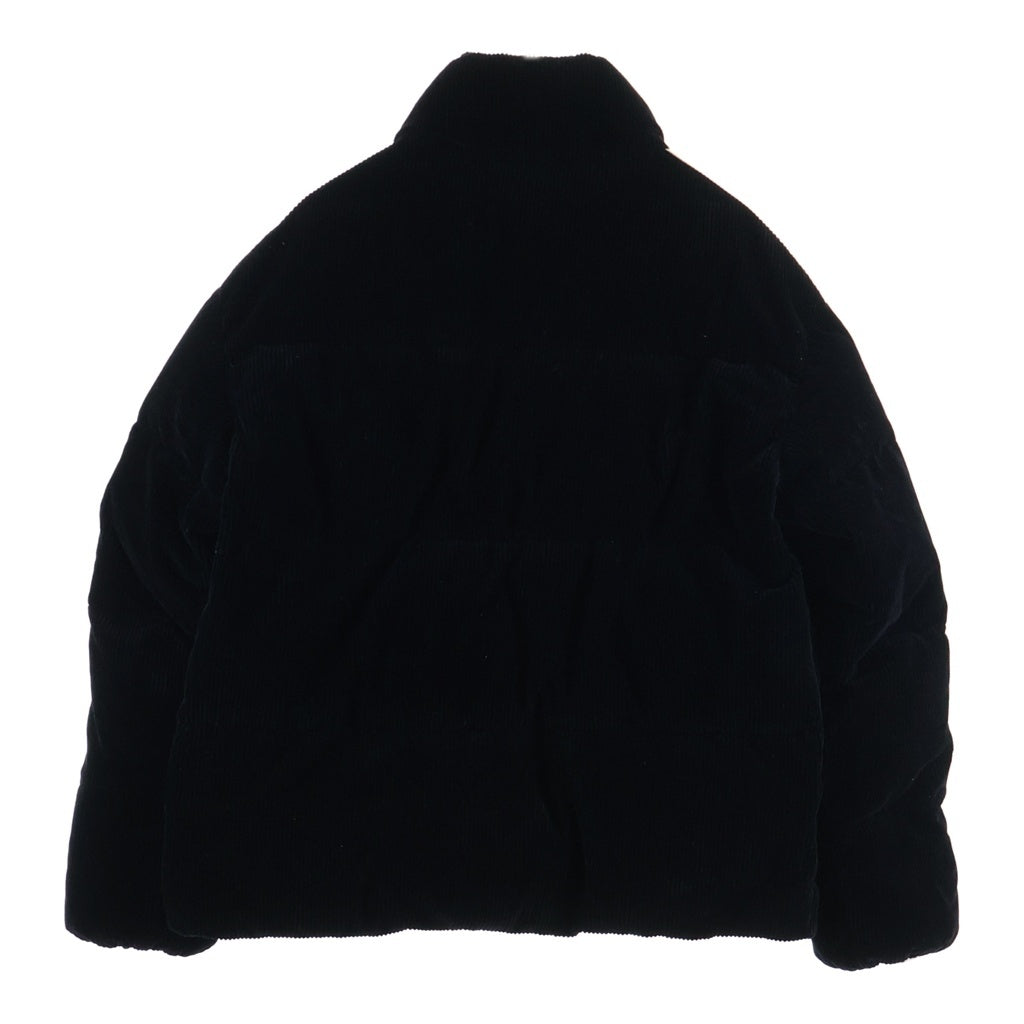 Palm Angels(パームエンジェルス) 23AW ×Palm Angels RAMSAU GIUBBOTTO JACKET パームエンジェルス ラムサウ ワッペン コーデュロイ ダウンジャケット ブラック I209L1A00019 M3566