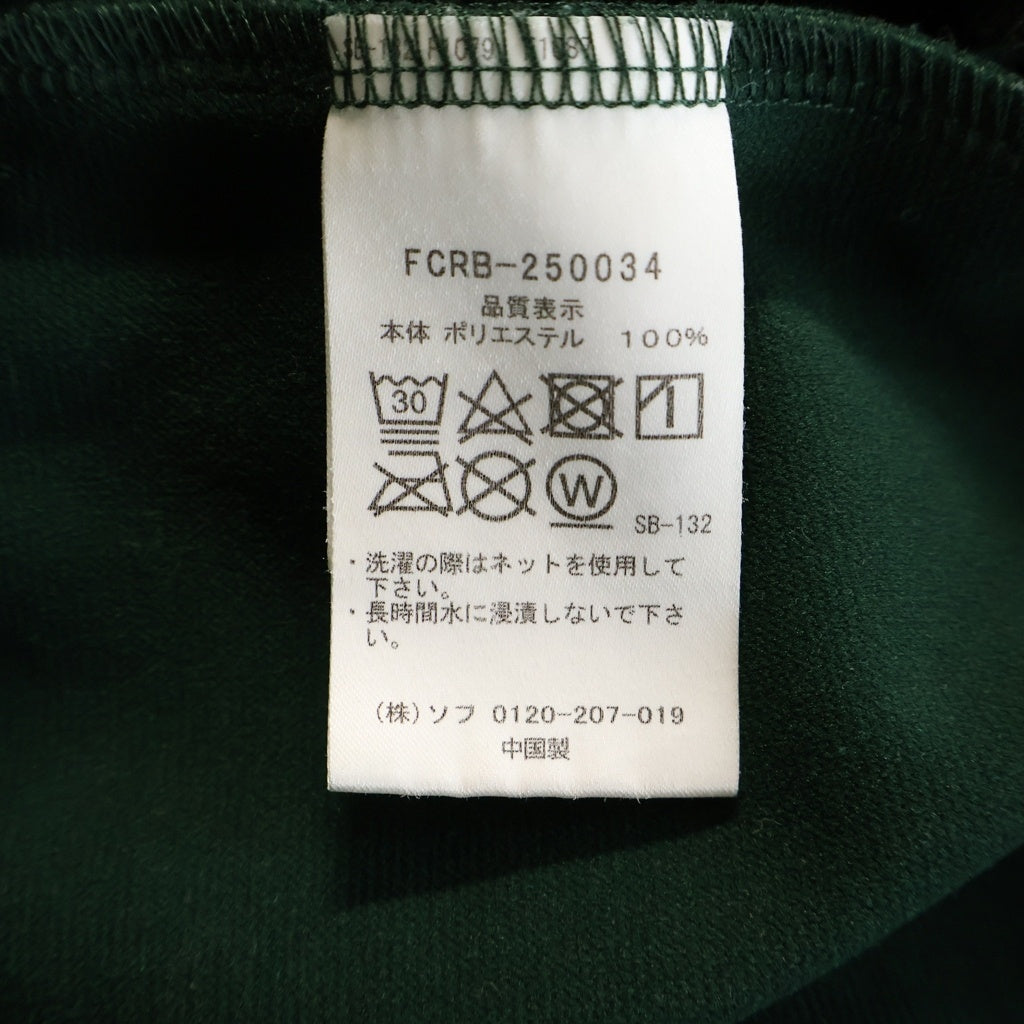 F.C.R.B./F.C.Real Bristol/FCRB(エフシーアールビー/エフシーレアルブリストル) 25SS PDK SHORTS ロゴパッチ付き ジップフライ ハーフパンツ グリーン FCRB-250034
