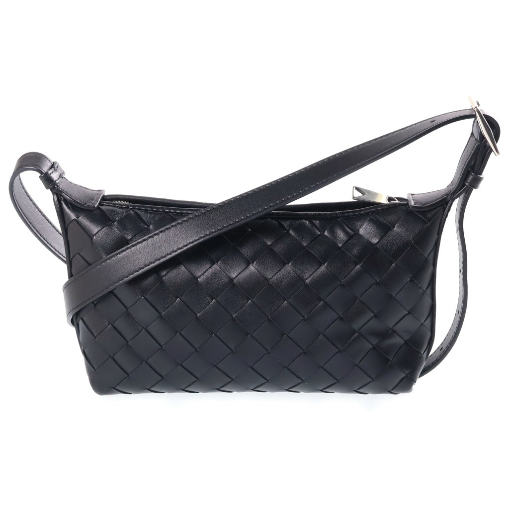 BOTTEGA VENETA(ボッテガヴェネタ) TRAVELER PHONE POUCH トラベラー フォンポーチ カーフレザー ブラック 844018V2HL08803 レディース